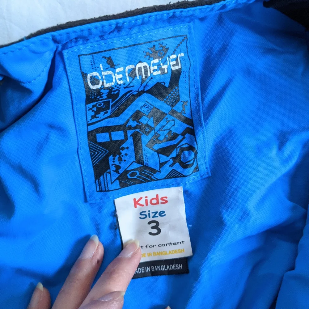 Obermeyer Boys Snow Bibs size 3